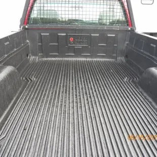 All 1/2 ton pickups have bed liner and headache rack for easy hauling, cleaning