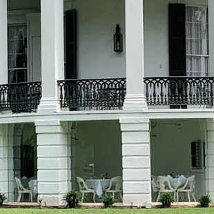 Mansion bottom floor restaurant