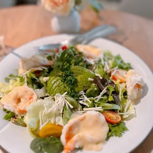 Warm Shrimp Salad