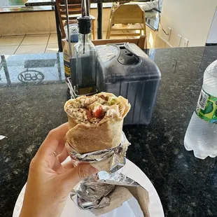 6. Chicken Shawarma Wrap