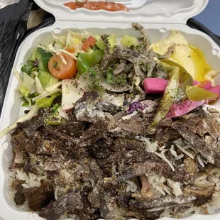 Meat Shawarma Plate