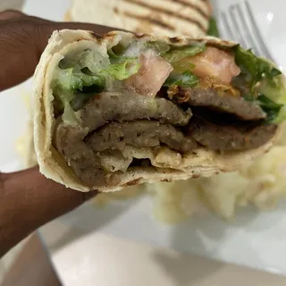 Lamb Gyro Sandwich Lunch