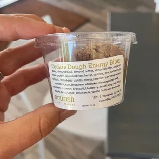 Cookie Dough Energy Bites