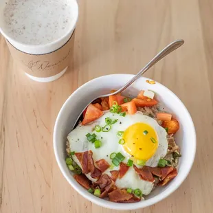 Savory oatmeal