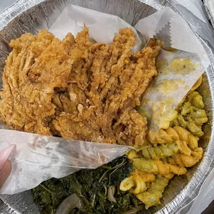 Vegan Fried Chicken Platter