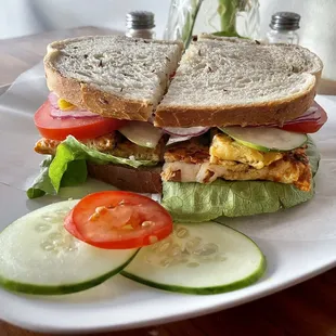 Vegan Egg Sandwich Breakfast