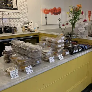 Bakery goodies: they have some gluten free and vegan options