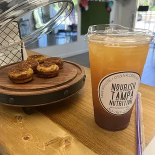 Mini Protein Donuts with your Refresher !