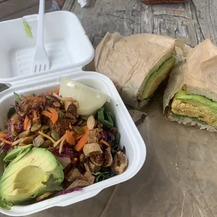 Chickpea Smash Sandwich