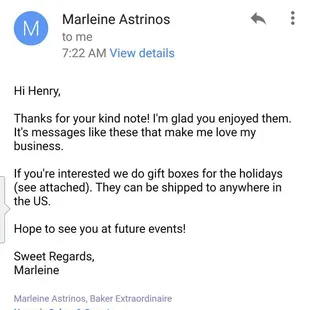 Good people!! Great desserts