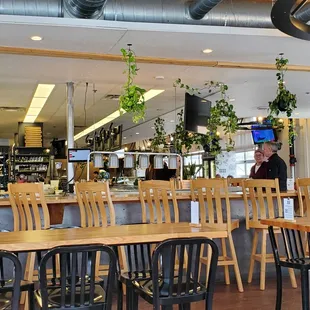 Inside of restaurant.