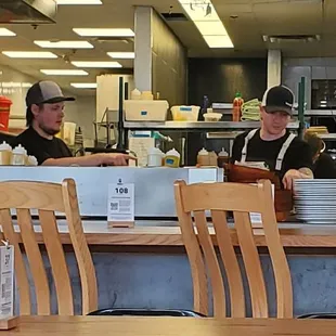 The kitchen is visible.