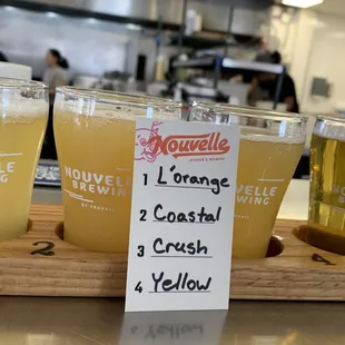 Beer flight