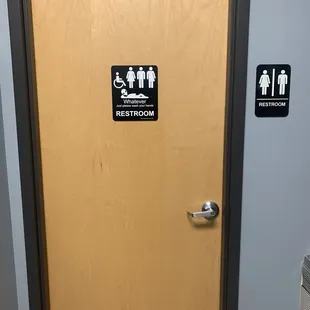 Gender neutral restroom
