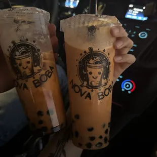 Thai Tea and Brown Sugar Thai Tea