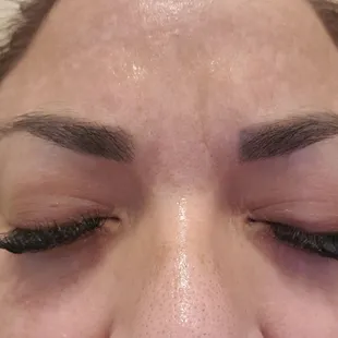 Powder brows after 1 year