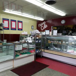 the interior of a restaurant