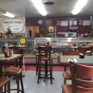 the interior of the restaurant