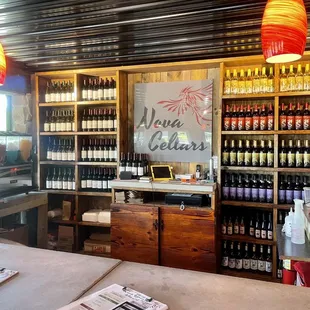 the wine selection