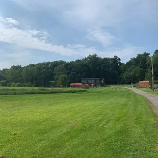 outside