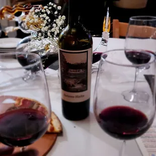 Gourmet pizza and Autumn Haiku wine @ Nova