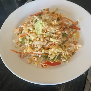 Grilled Chicken and Peanut Chopped Salad