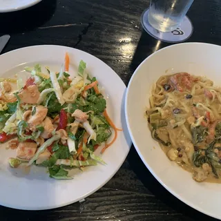 Thai Cauliflower and Collard Greens