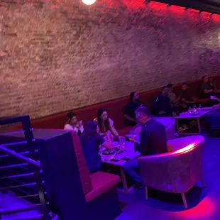 people eating at a restaurant