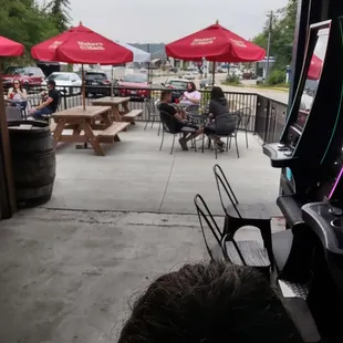 patio pic taken from the bar