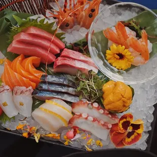 sushi and sashimi, food, sashimi, sushi