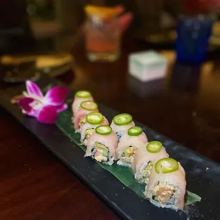 Double Hamachi Roll