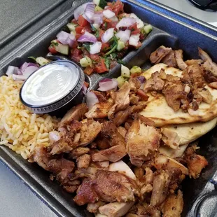 Chicken Gyro Plate.  So good!