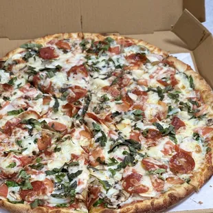 Capri with pepperoni