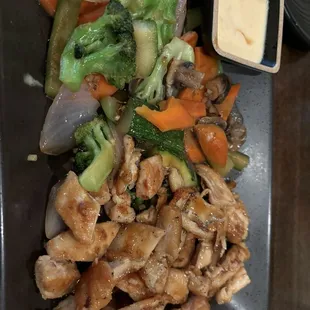 Hibachi chicken dish