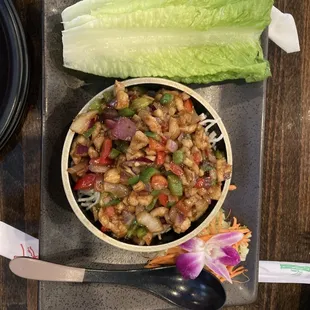 Chicken Lettuce Wraps