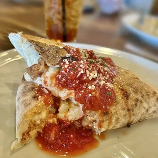 Chicken Parmesan Calzone