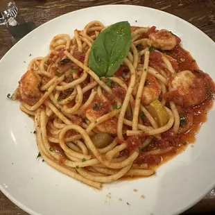 Shrimp with an amazing spicy sauce