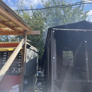 Smoke signals that brought us over.