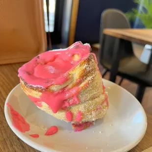 Red Chile raspberry cruffin