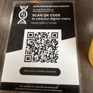 QR Code Menu
