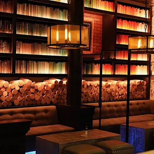 All tables separated by partitions.