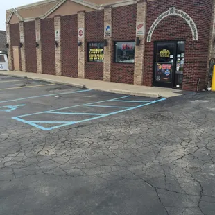 the outside of the building