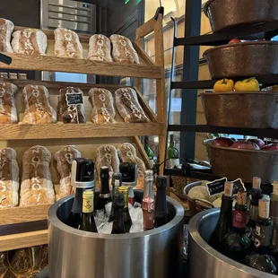 interior, oysters and mussels