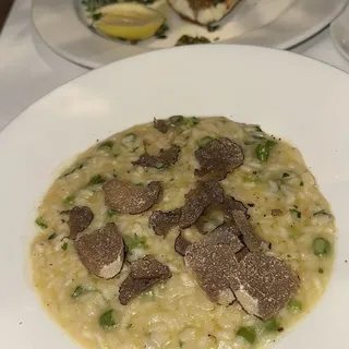 *Risotto Asparagus and Blk Truffle