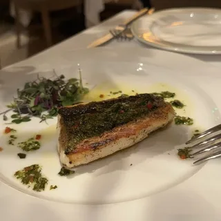 *Seabass Fillet with Salmoriglio