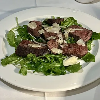 *Beef Tagliata with Rocket & Parmesan