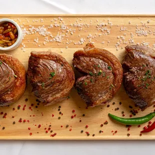 Novilhos offers take-out and delivery of Picanha and a variety of steaks 7 days a week in Bellevue