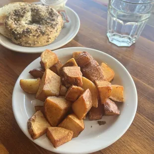 Everything Bagel and Breakfast Potatoes