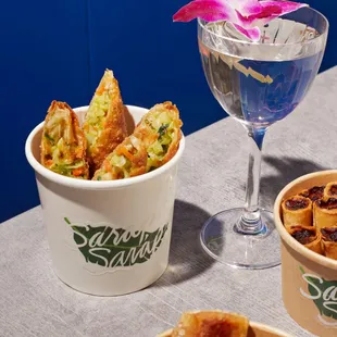 Lumpia and Vegetable Egg Rolls