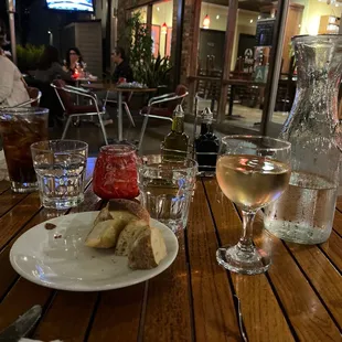 Rose and buttered bread